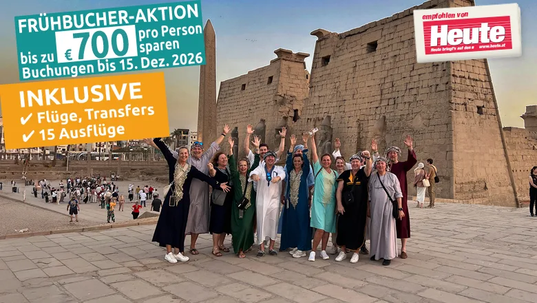 11 Tage Deluxe Nilkreuzfahrten von Kairo bis Luxor und Luxor bis Kairo