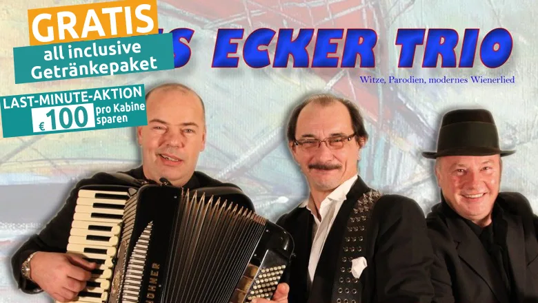 2 Tage Bratislava mit MS Prinzessin Sisi - Hans Ecker Trio Konzert