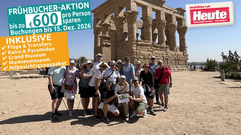 10 Tage Kombi-Reise Kairo mit Nilkreuzfahrt MS Solaris I inkl. Flüge