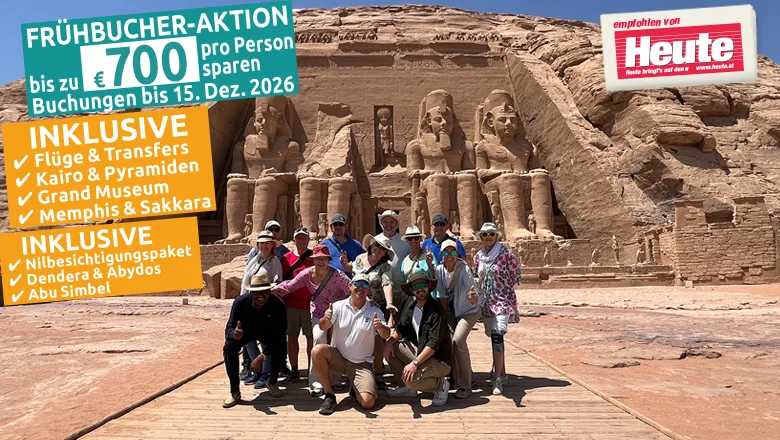 10 Tage Kombi-Reise Kairo mit Nilkreuzfahrt MS Queens Vision inkl. Flüge