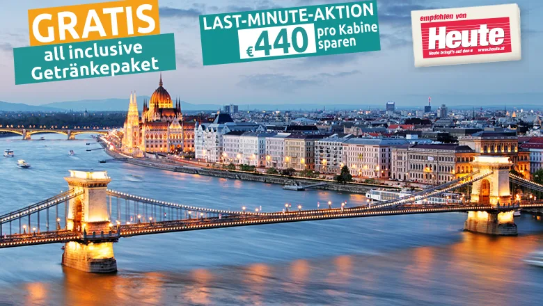4 Tage Budapest & Bratislava - 5★MS Albertina